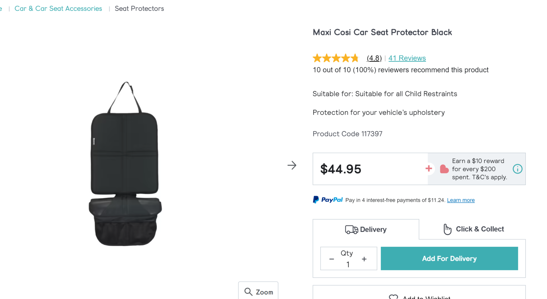 Car seat protector