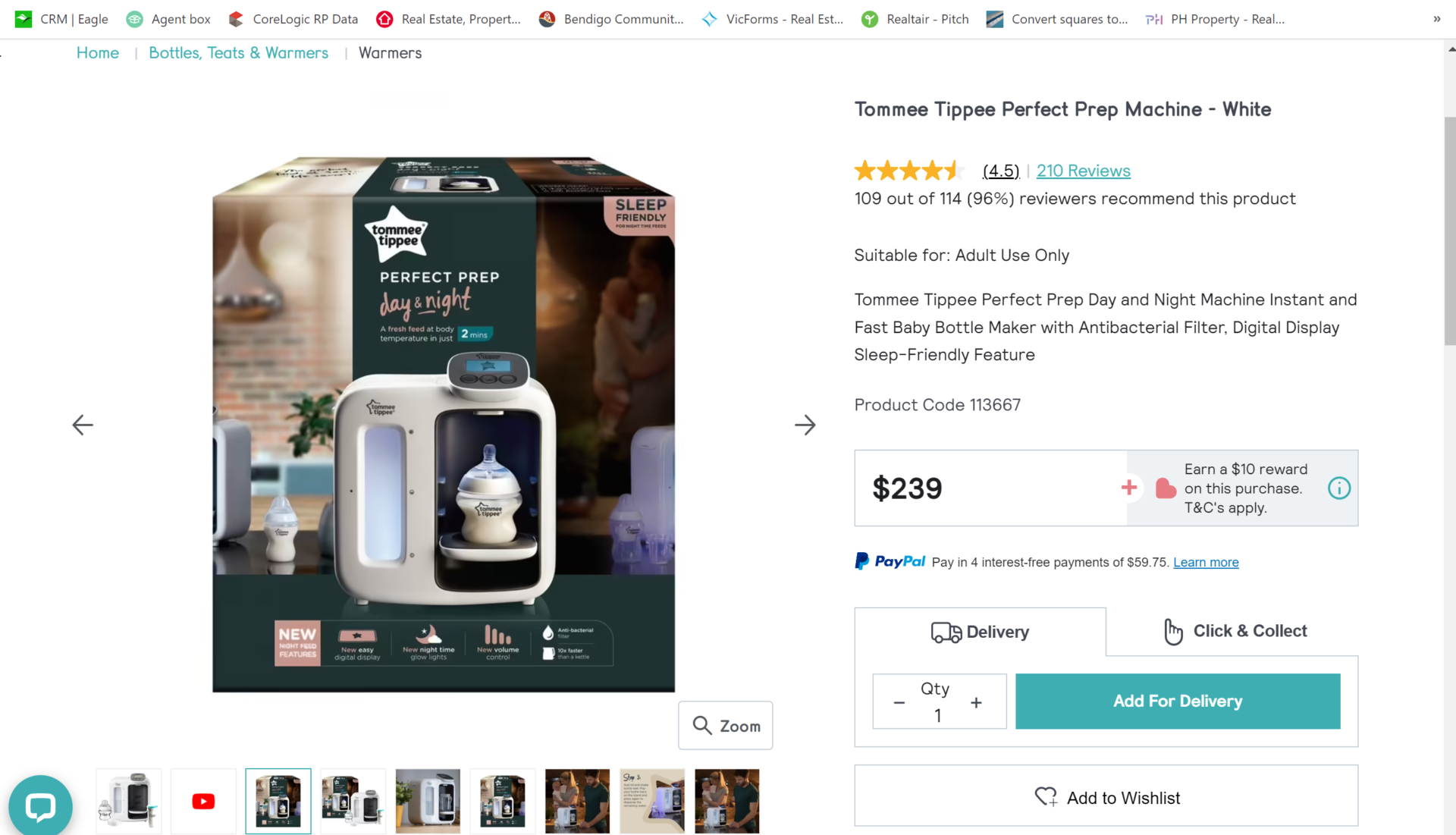 Tommee Tippee Perfect Prep Machine