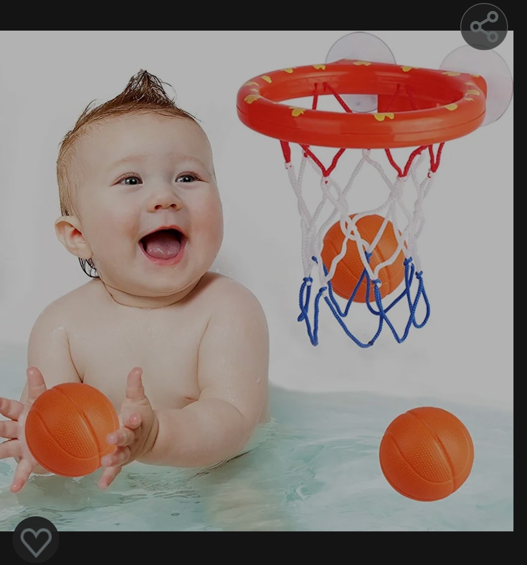 Basketball bath toy