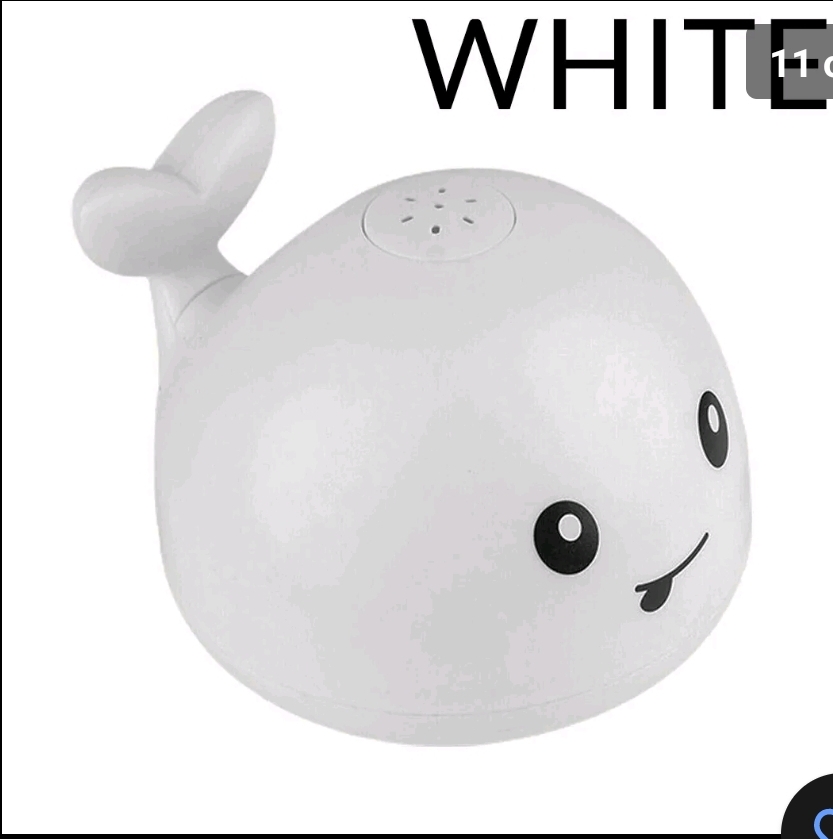 Floating whale bath toy