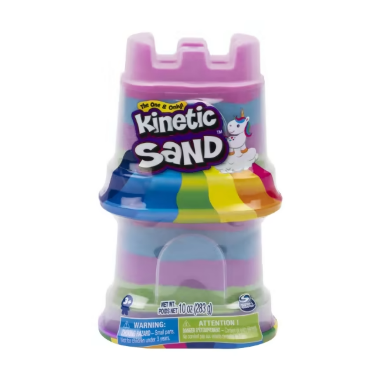 2 Pack Kinetic Sand Double Rainbow Castle Playset