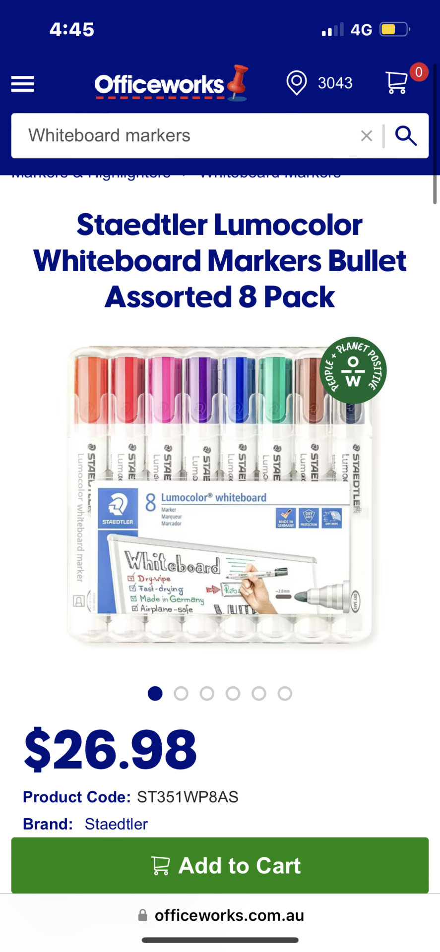 Whiteboard markers