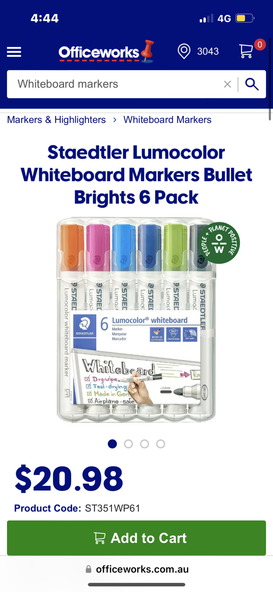 Whiteboard markers