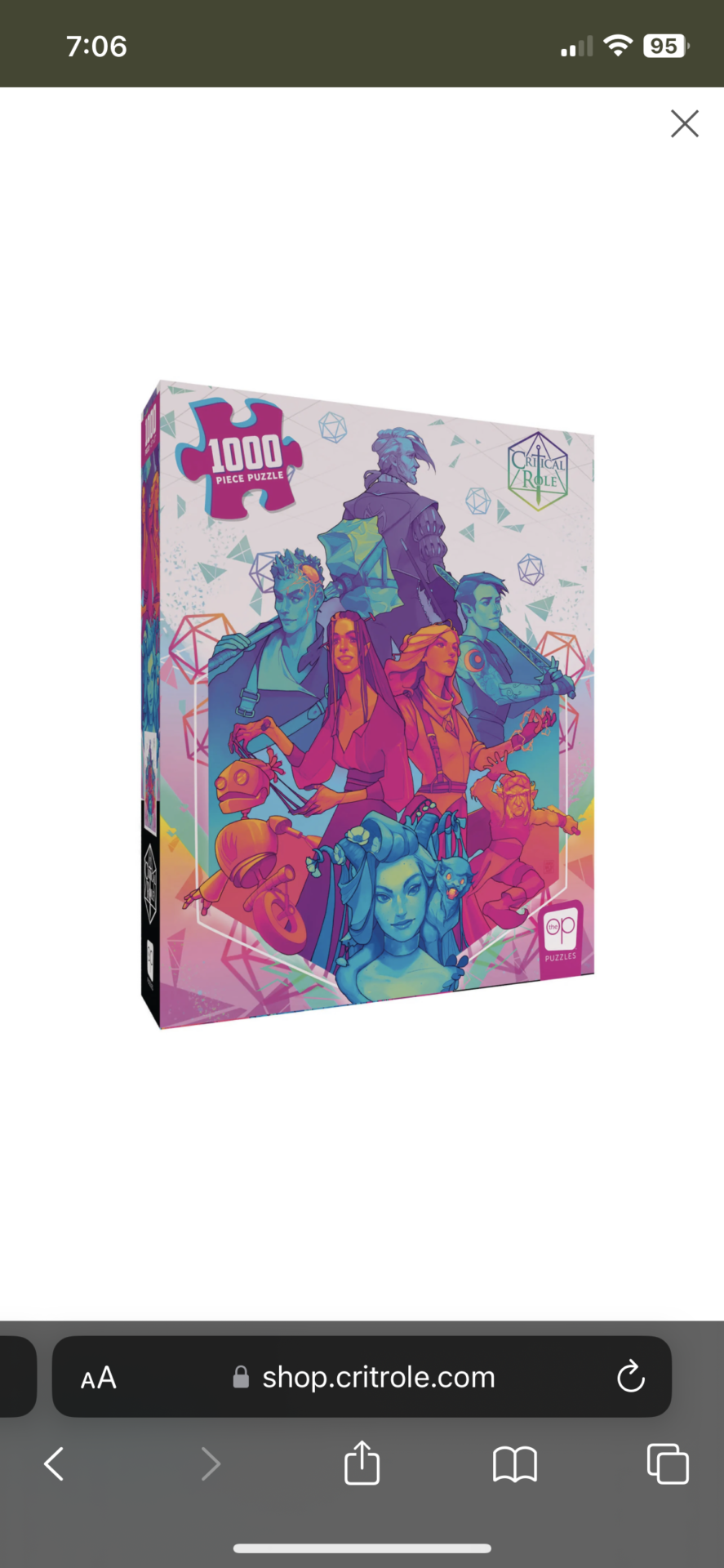 Critical Role Puzzle (US store)