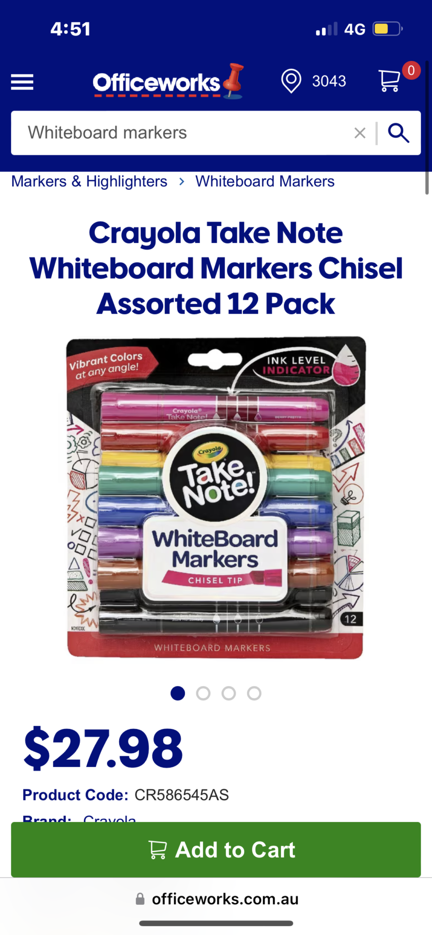 Whiteboard markers