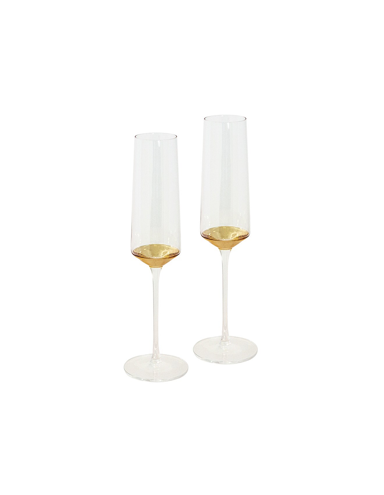 Cristina Re Estelle Crystal Champagne Flute Set of Two