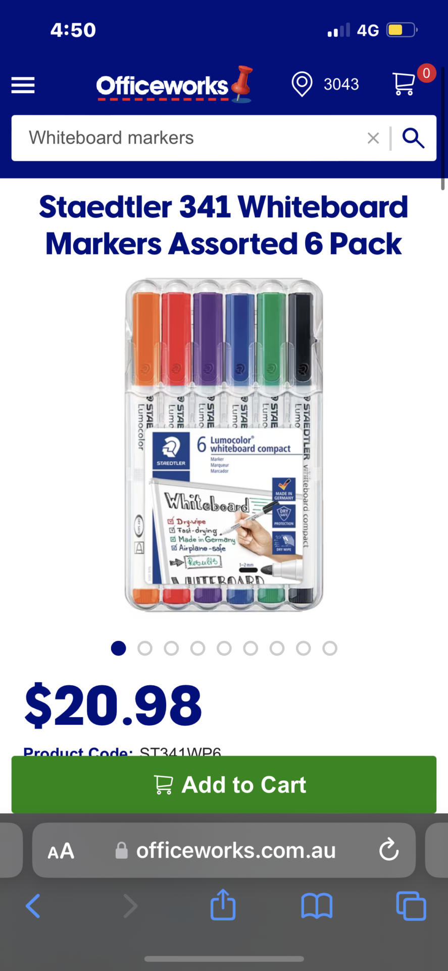 Thin whiteboard markers