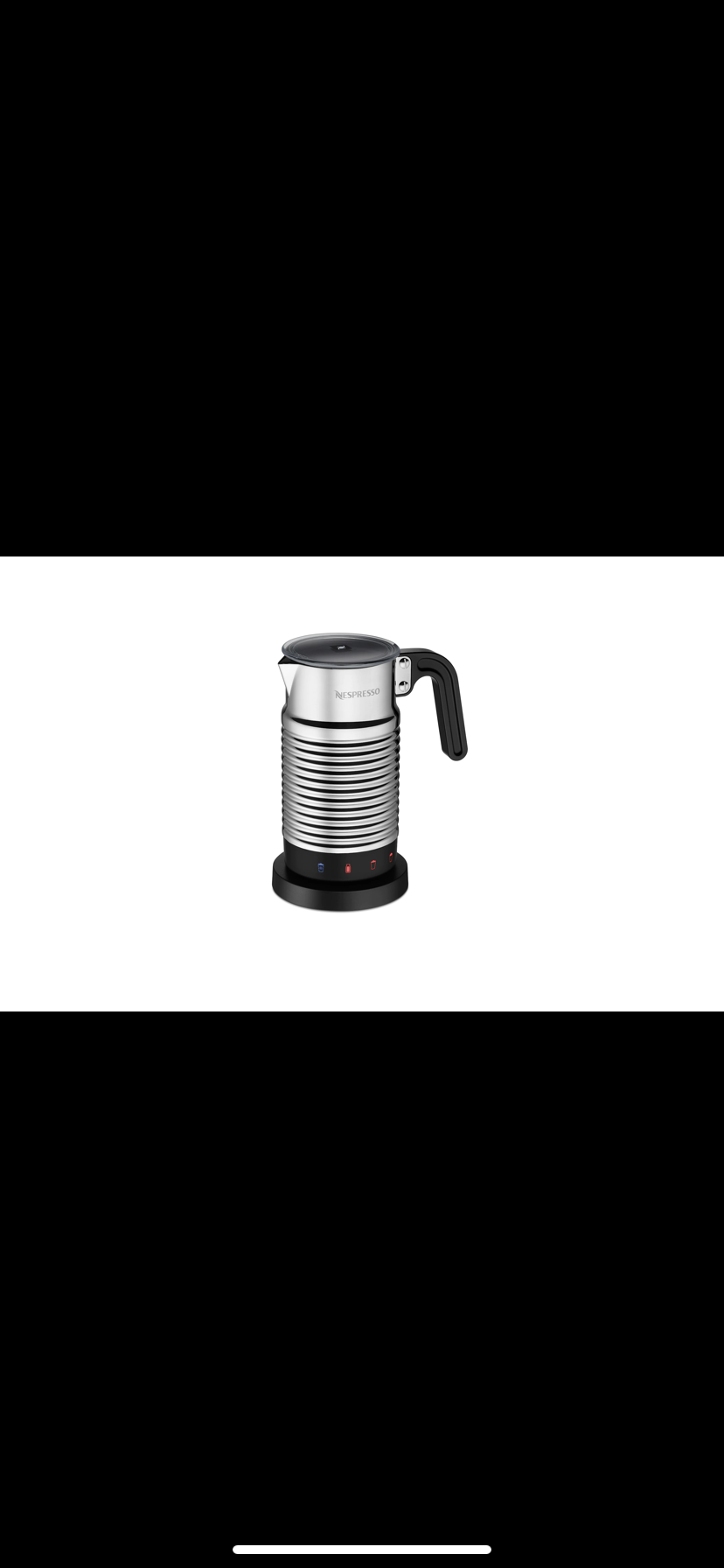 Nespresso Aeroccino4 Milk Frother