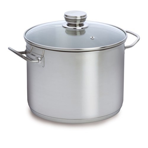 Baccarat Gourmet 12 Litre Stainless Steel 28cm Stockpot with Glass Lid