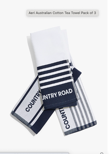 COUNTRY ROAD AERI TEA TOWEL