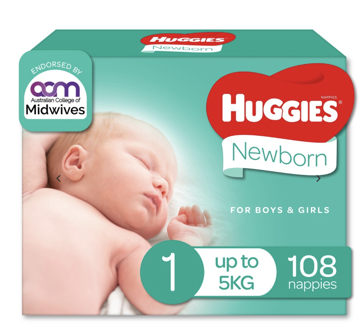 Huggies newborn nappies