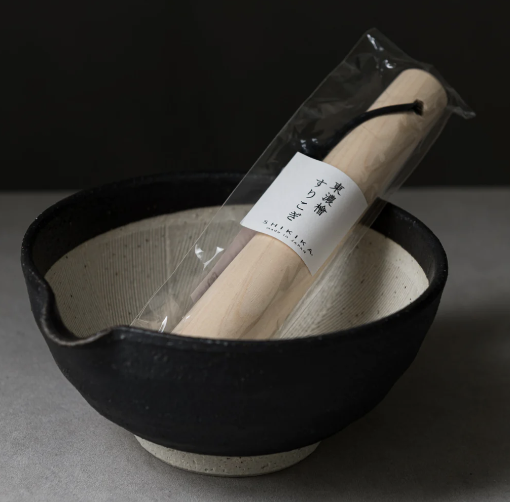 Japanese Seasoning Set - Suribachi and Surikogi - Medium