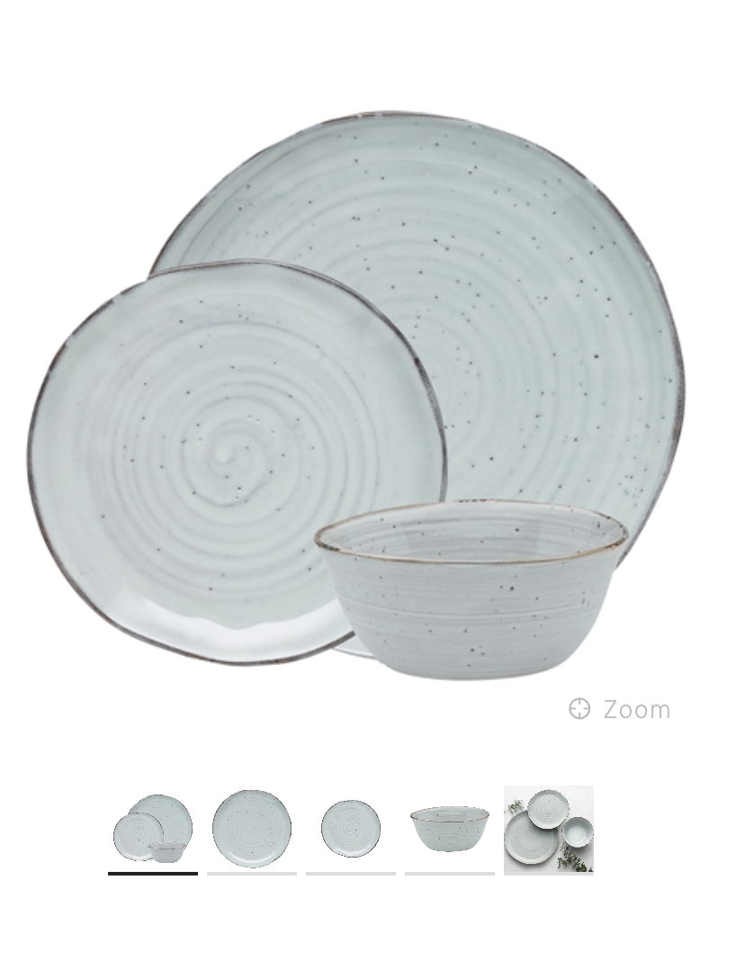 Ottawa 12 Piece Dinner Set Lichen