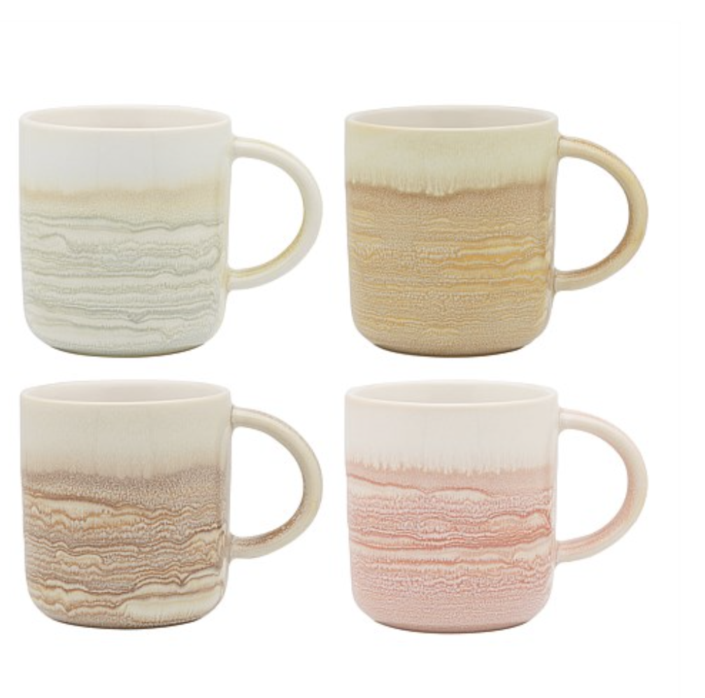 ECOLOGY MIRAGE SET OF 4 MUGS 325ML