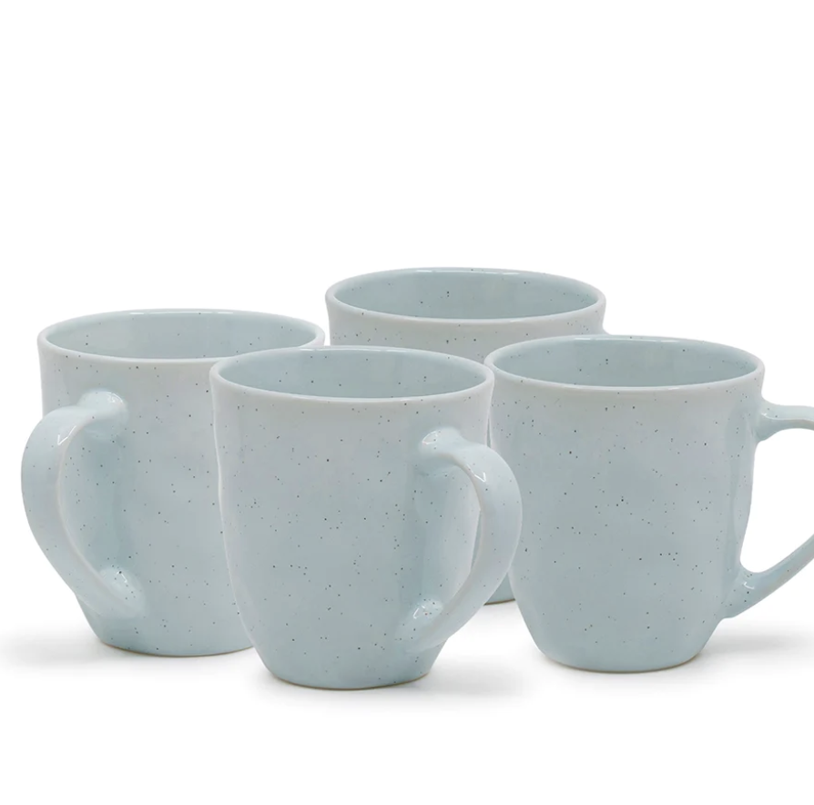 Napier Mugs 330mL - Set of 4 - Blue