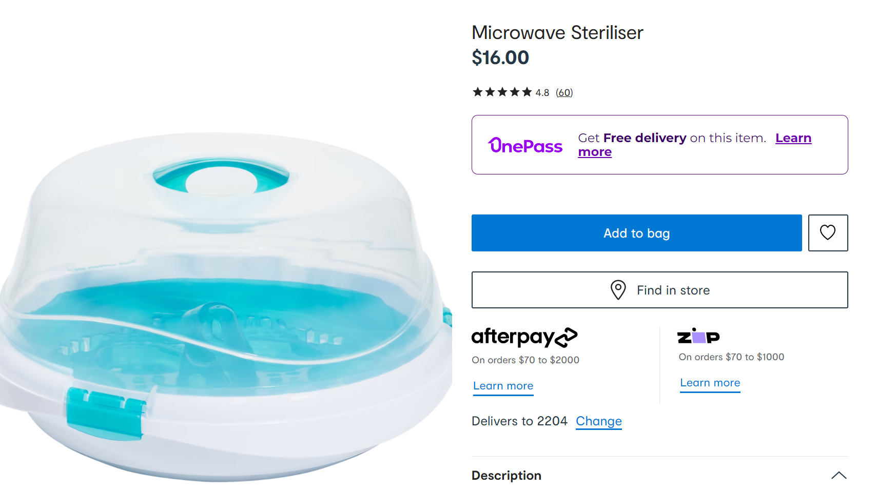 Steriliser