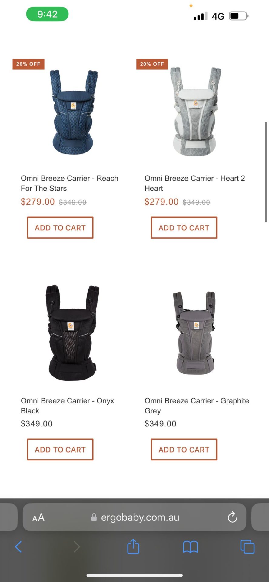 Omni Baby carrier