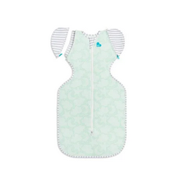 Love To Dream Swaddle Up Organic Trans Bag 1.0 Tog Celestial Dot Mint Medium