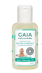 Gaia Natural Baby Baby Massage Oil 125ml