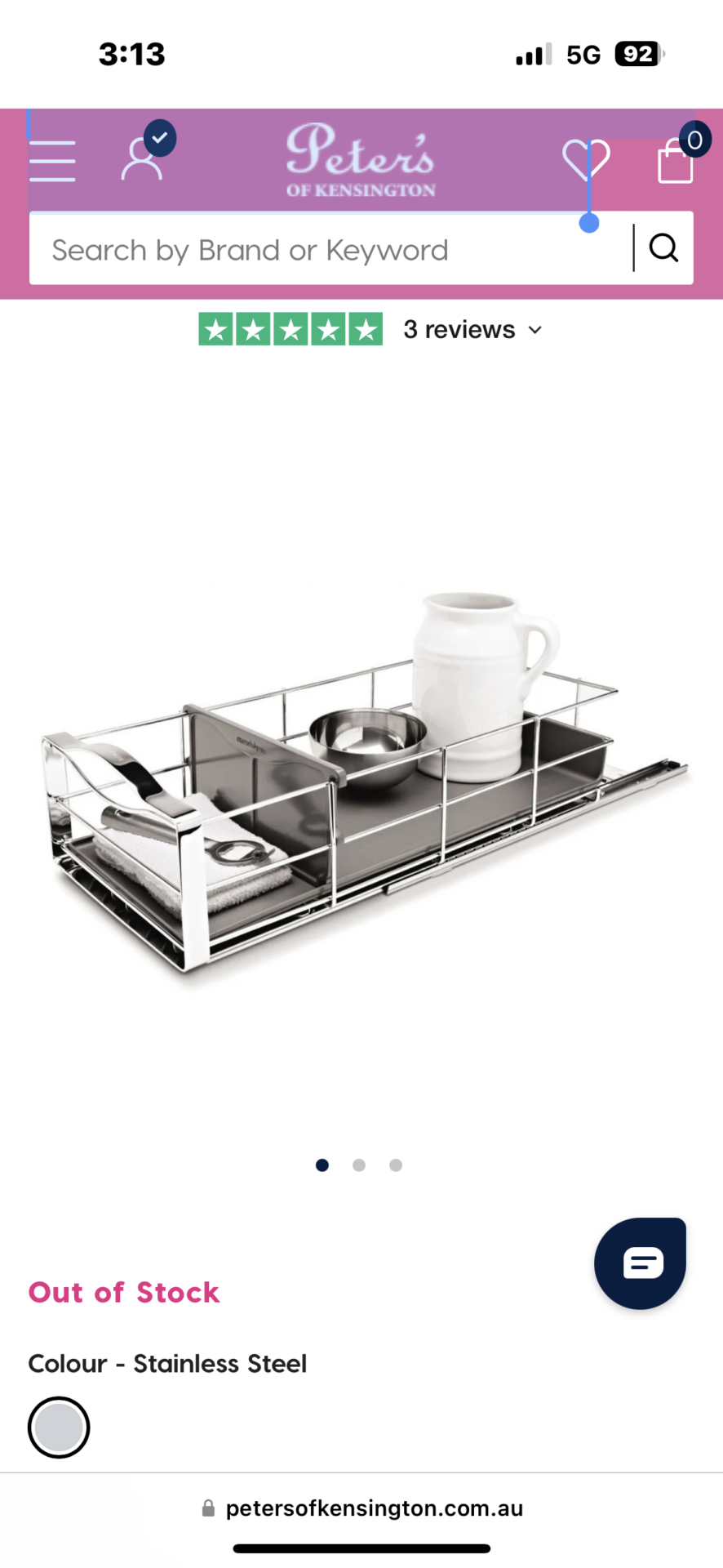 SIMPLEHUMAN  Pull-out Cabinet Organiser