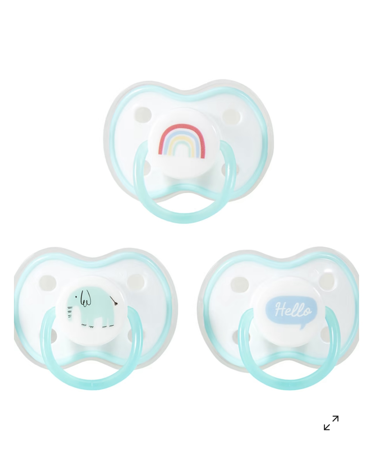 3 pack silicone dummies