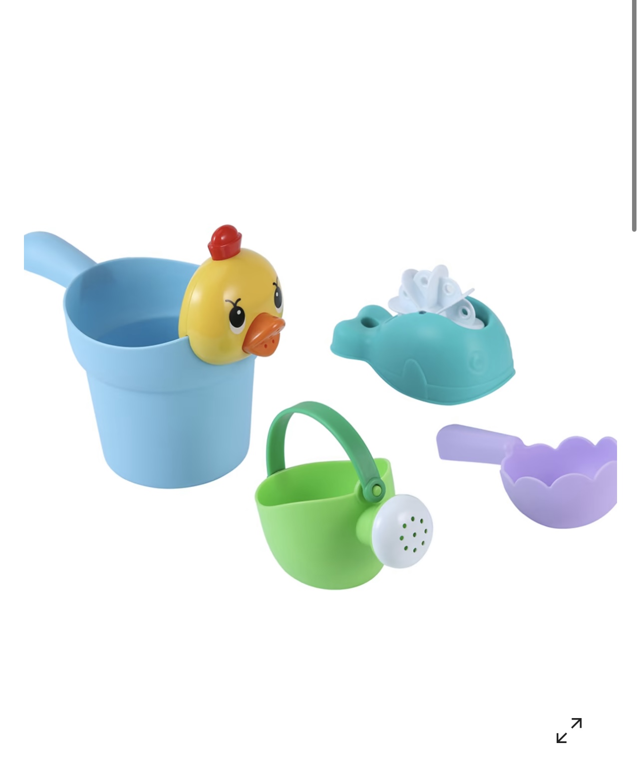 4 pack of bath toys