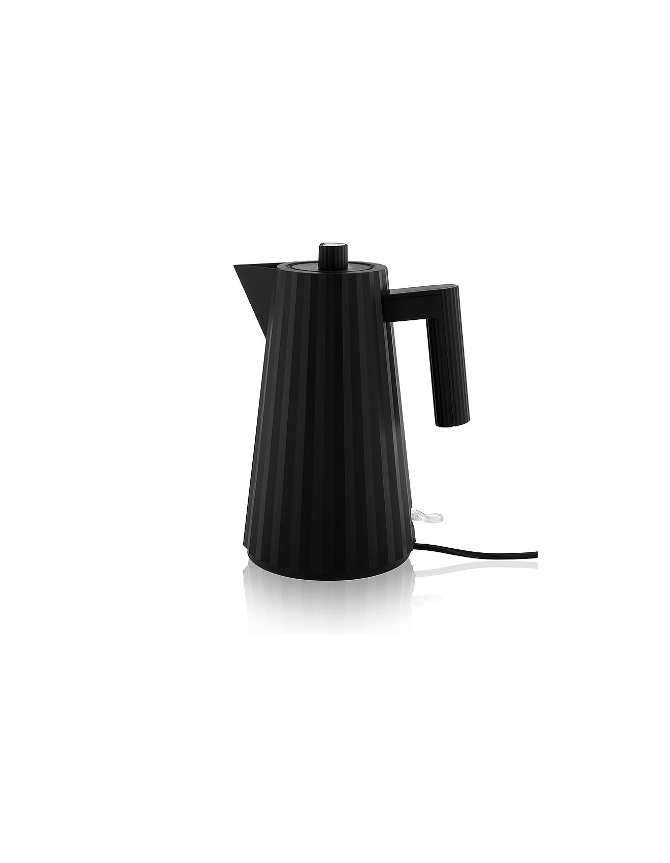 Alessi PLISSE ELECTRIC KETTLE IN BLACK