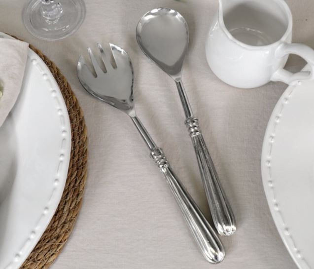 Harlington Silver Salad Servers