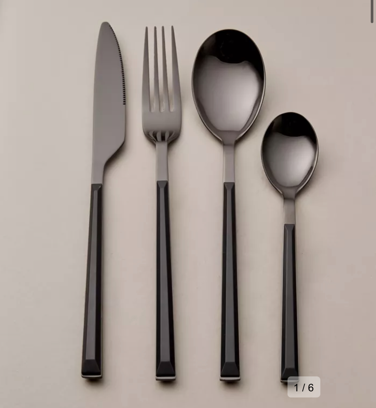 Casa 16 Piece Titanium Cutlery Set