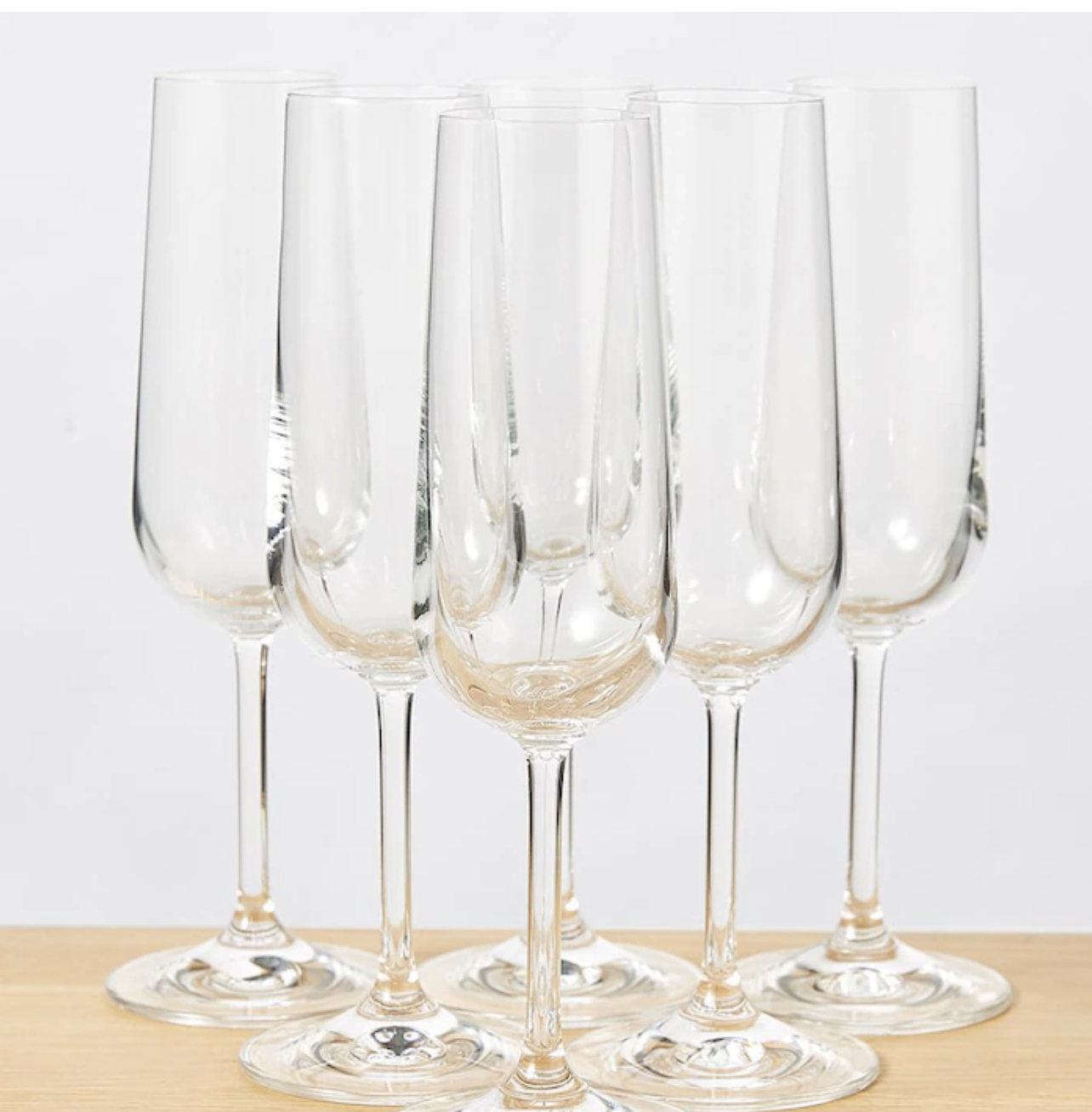 Narvik Set of 6 Stemmed Sparkling Glasses