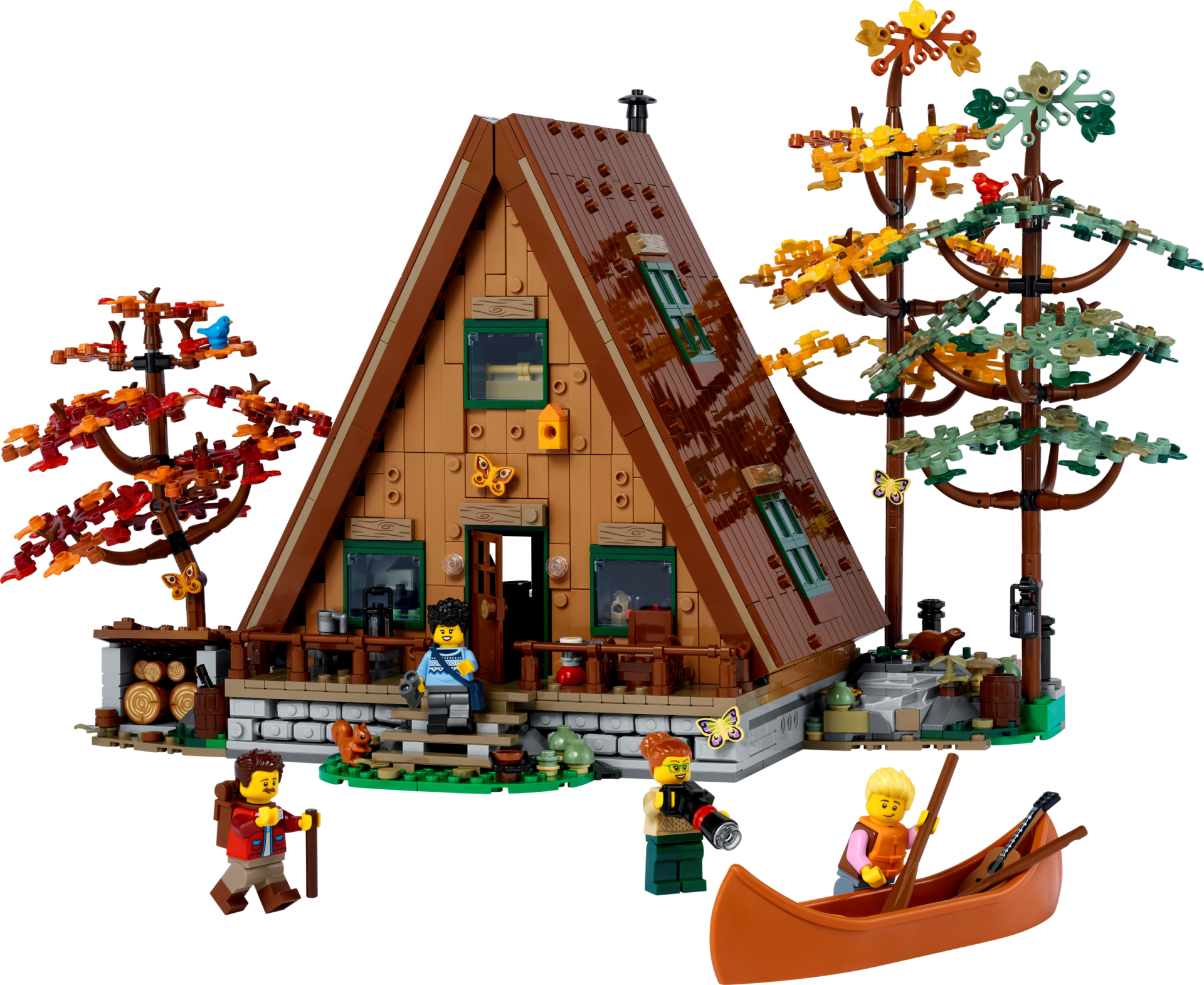 Lego A-Frame Cabin