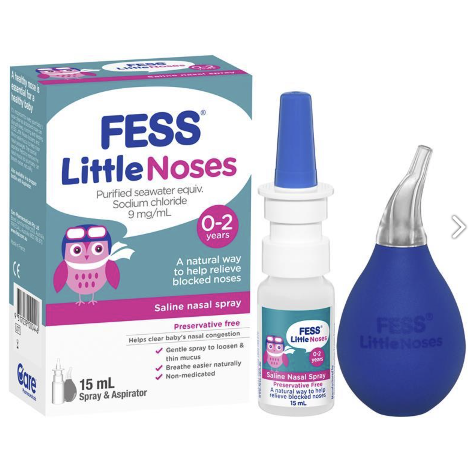 Saline Nose Spray & Aspirator