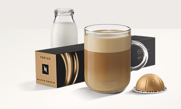 Nespresso Vertuo double espresso 'Bianco Doppio' pods