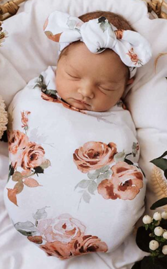 Swaddle sack + headband