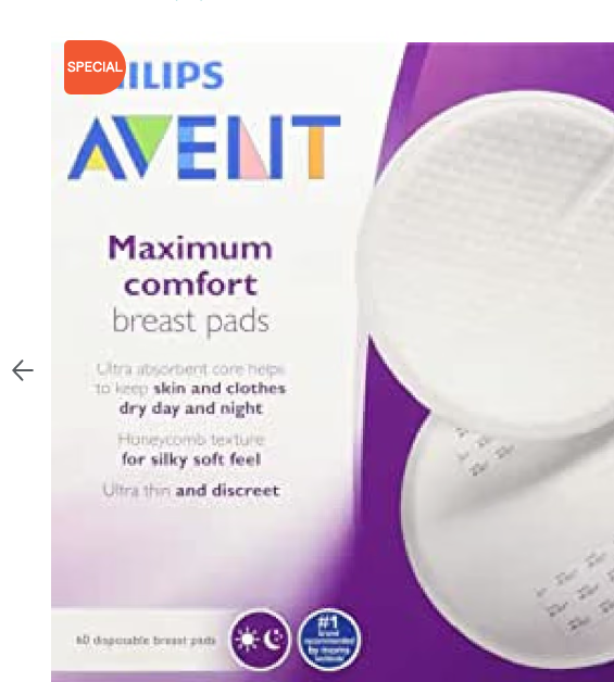 Avent Breast Pads - Disposable - Day or Night - 60 Pack