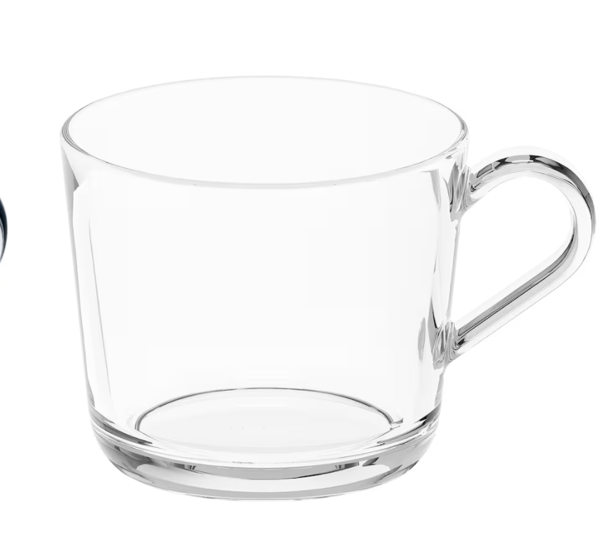 IKEA: glass mugs