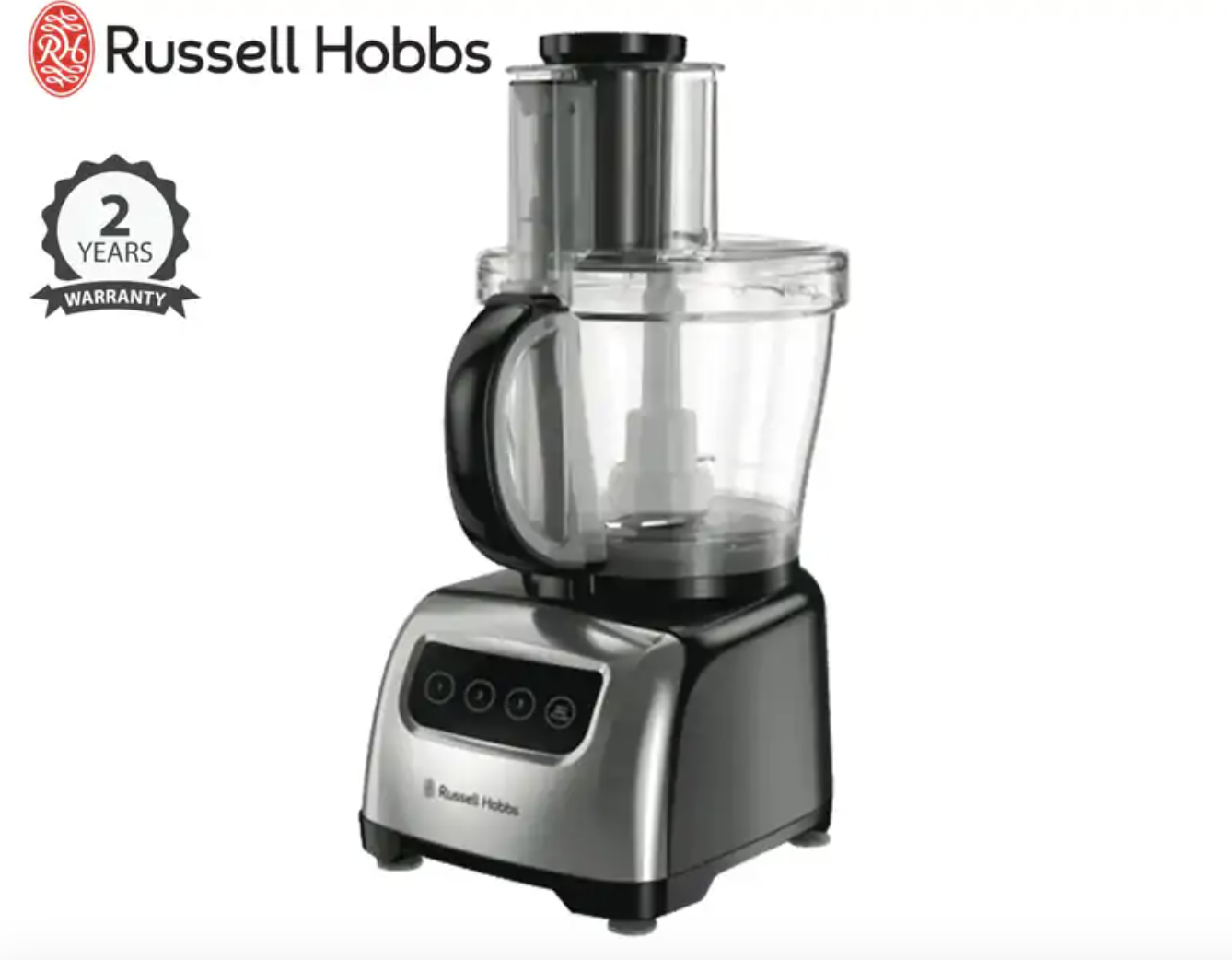 Russell Hobbs Classic Food Processor - Silver/Black RHFP5000