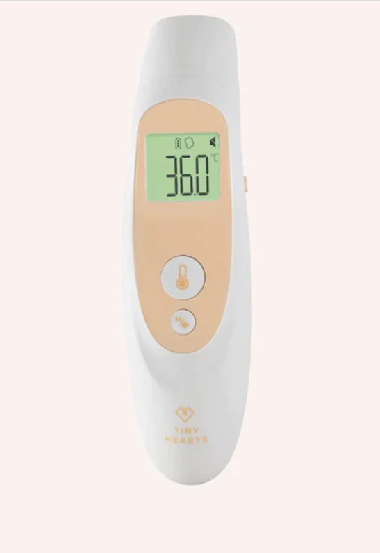 Tiny Hearts Infrared Thermometer - Peach