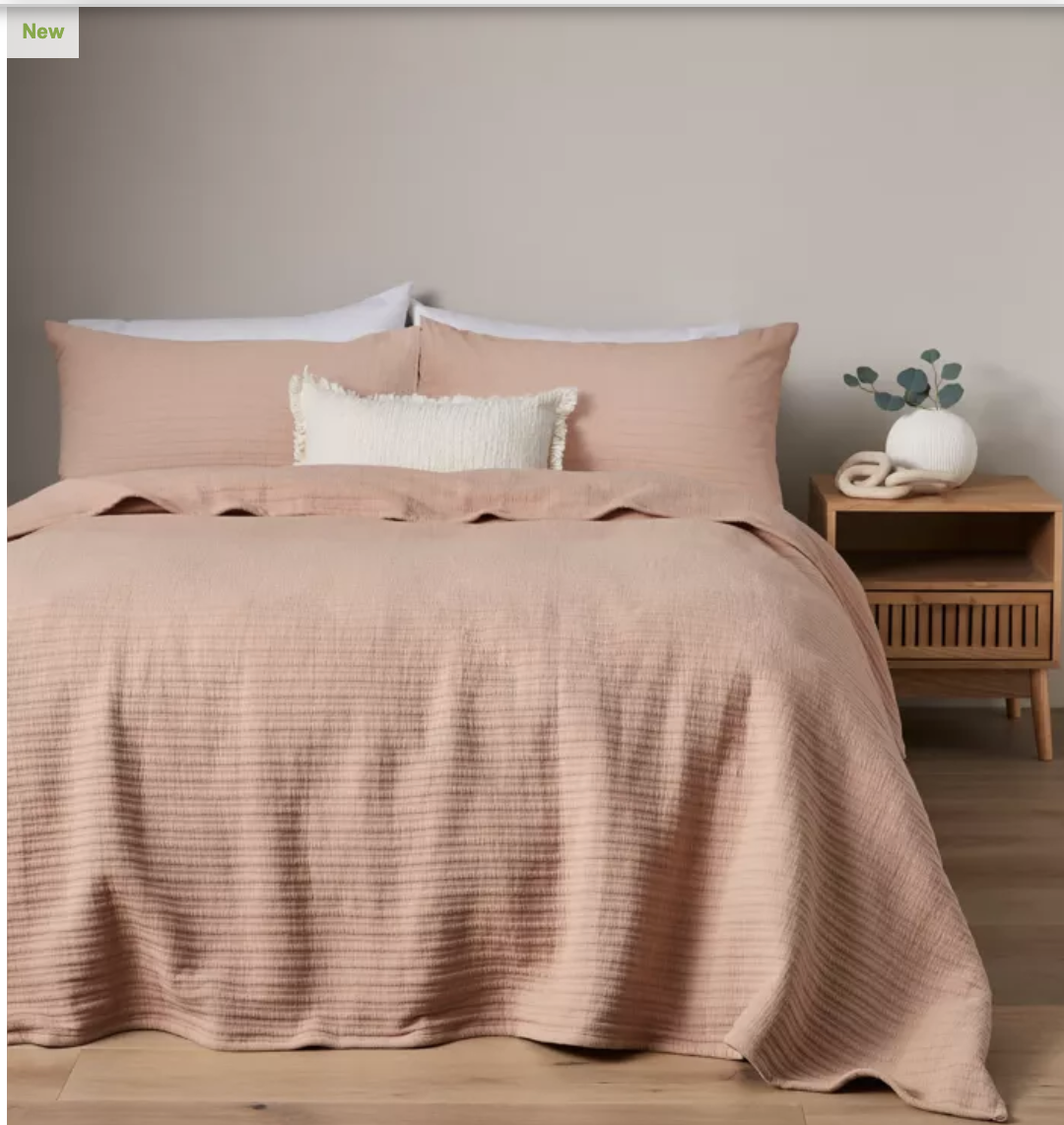 Calyn Matelasse Rib Coverlet Set