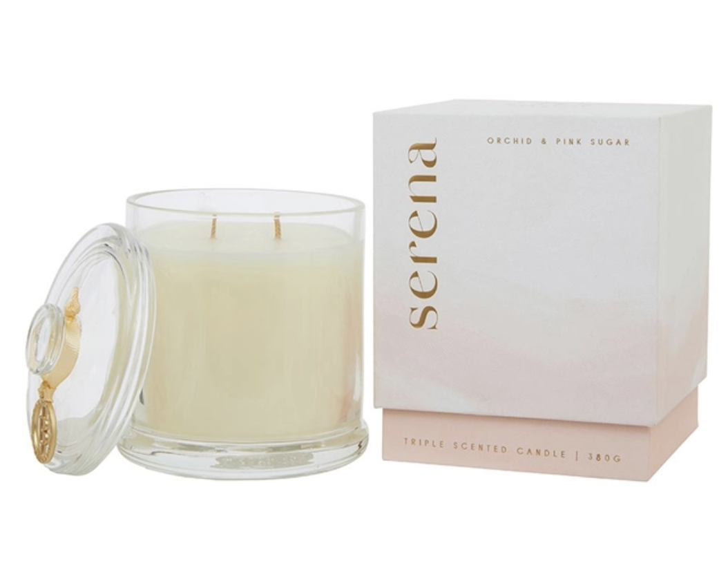 orchid pink sugar serena 2 wick scented candle