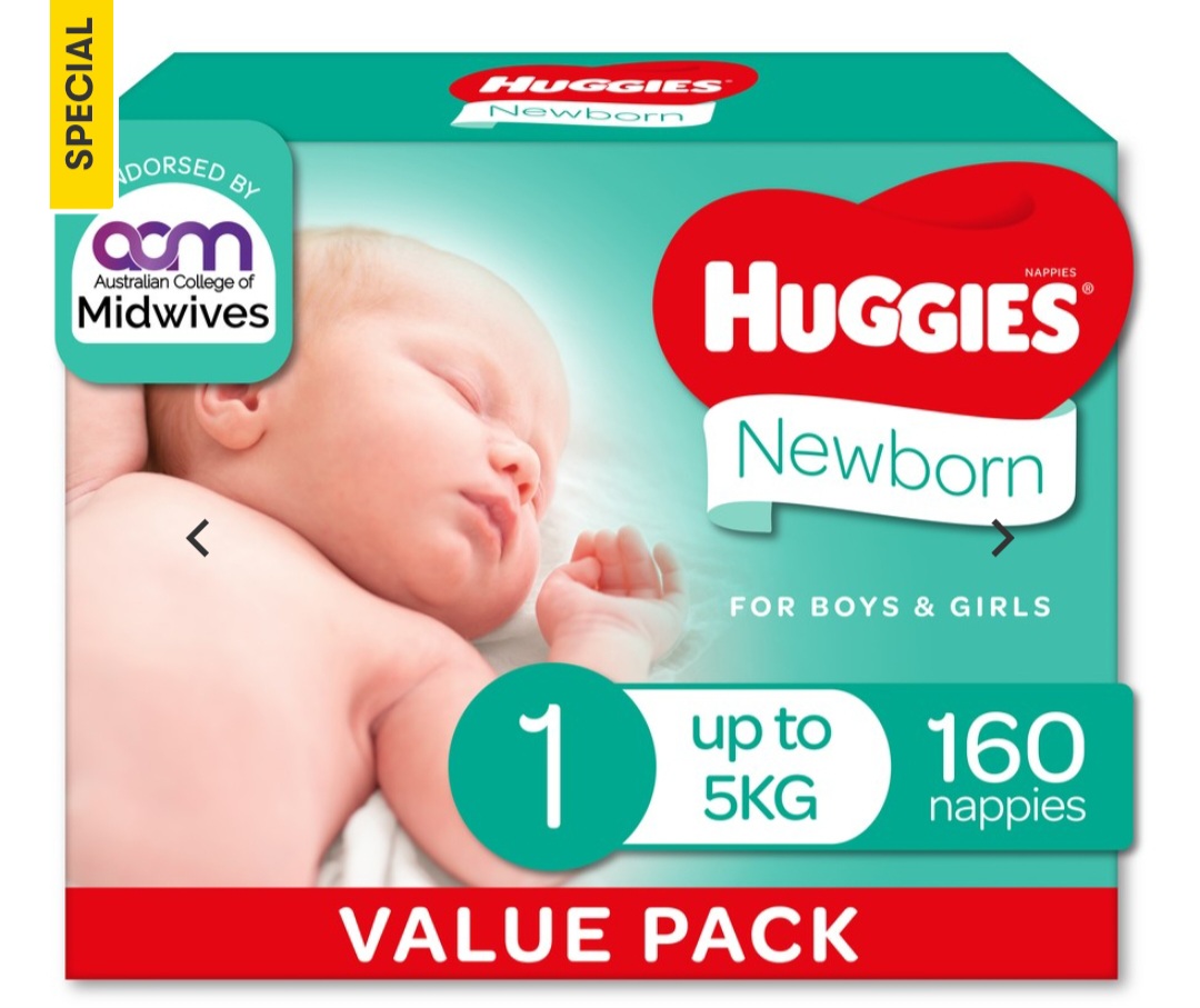 Newborn nappies  box