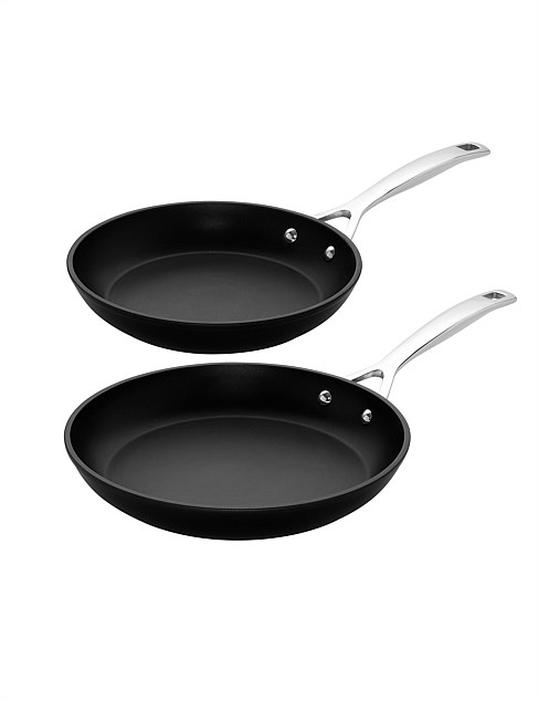 LE CREUSET TNS NON-STICK FRYPAN TWIN PACK 24CM & 28CM