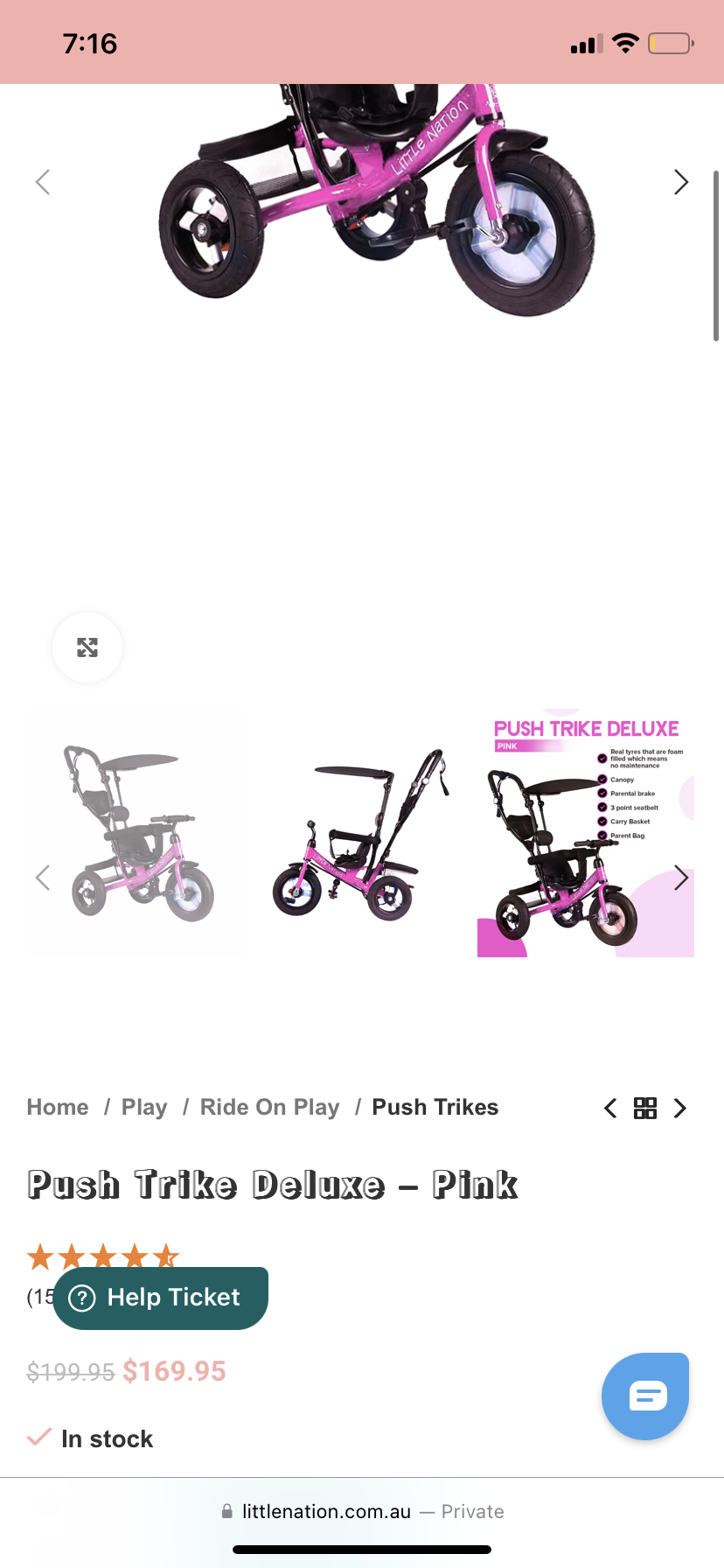 Push trike