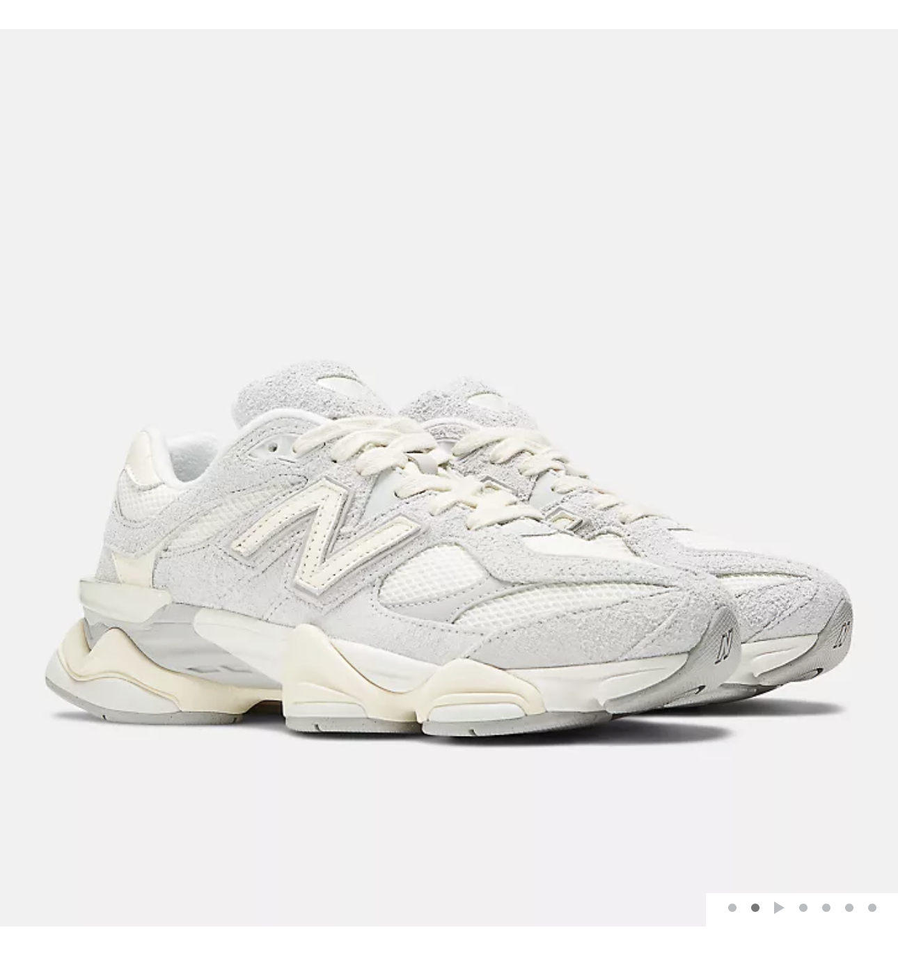 New Balance 9060 white shoes