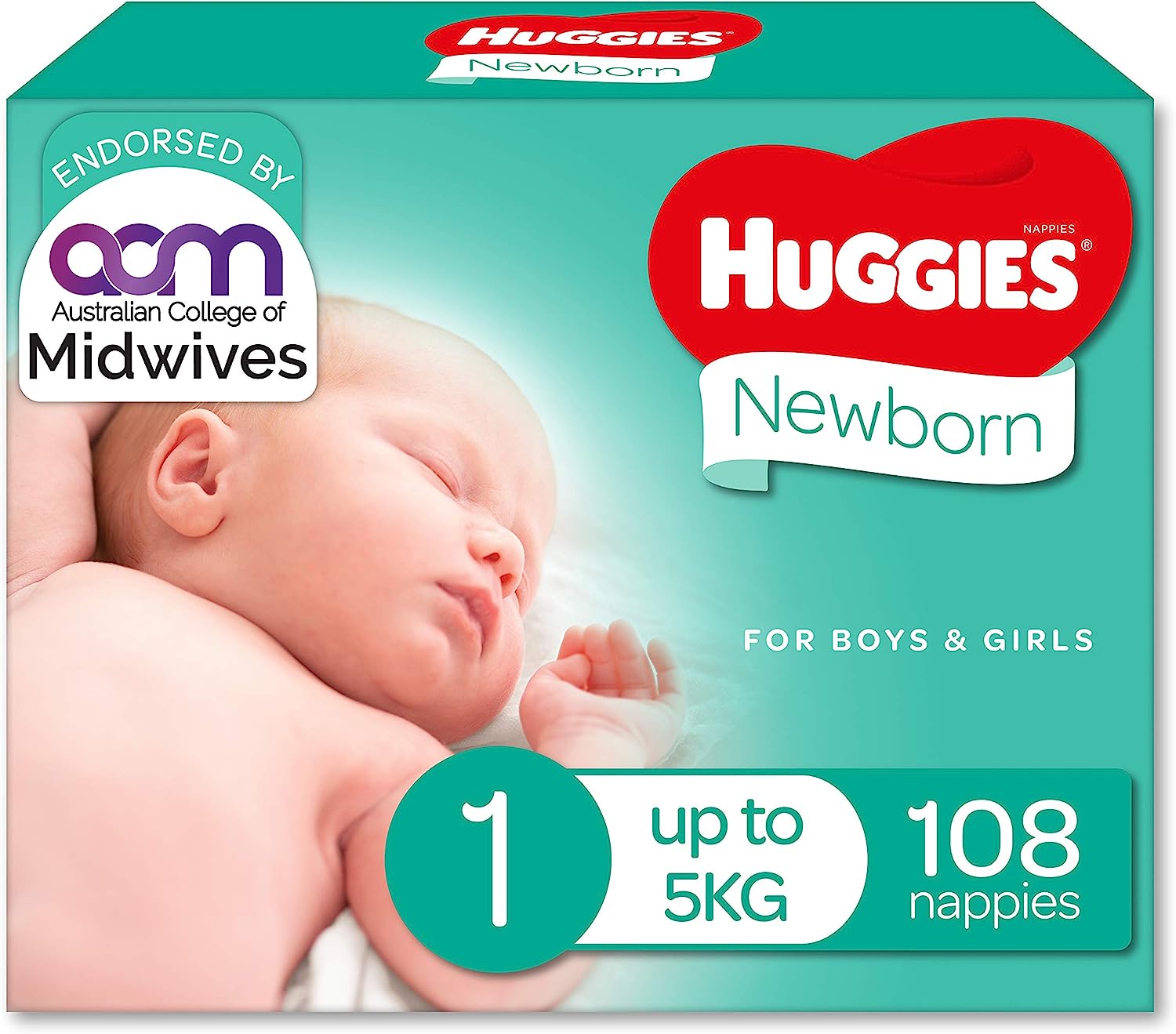 Huggies newborn nappies