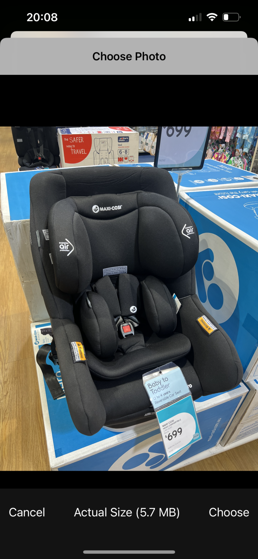 Baby car seat