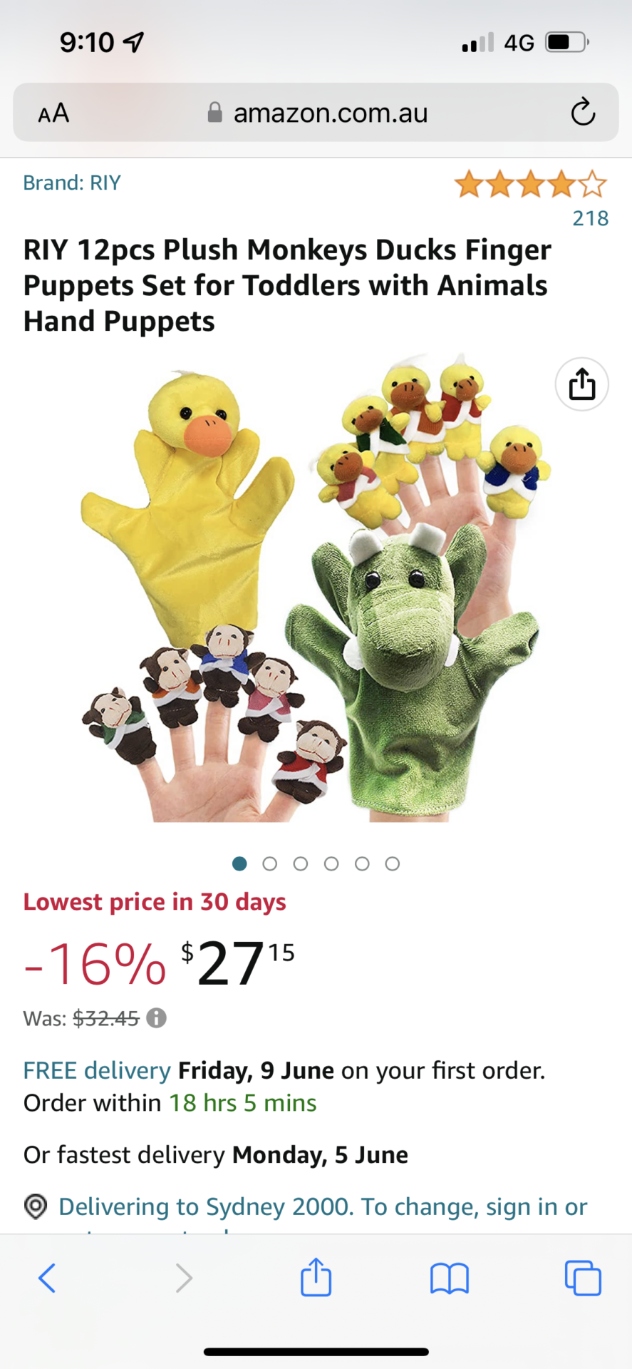 Finger puppets