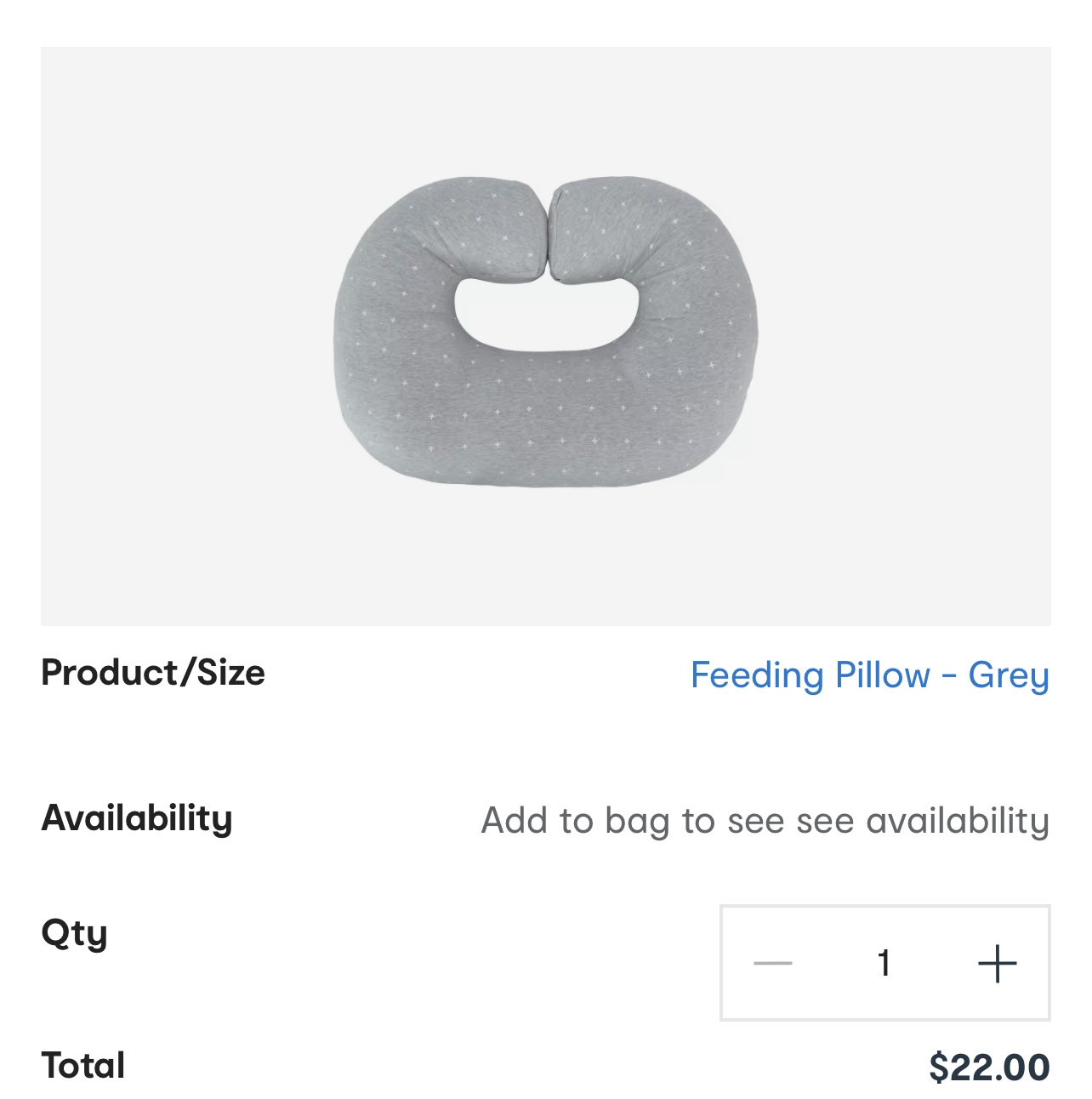 Feeding pillow