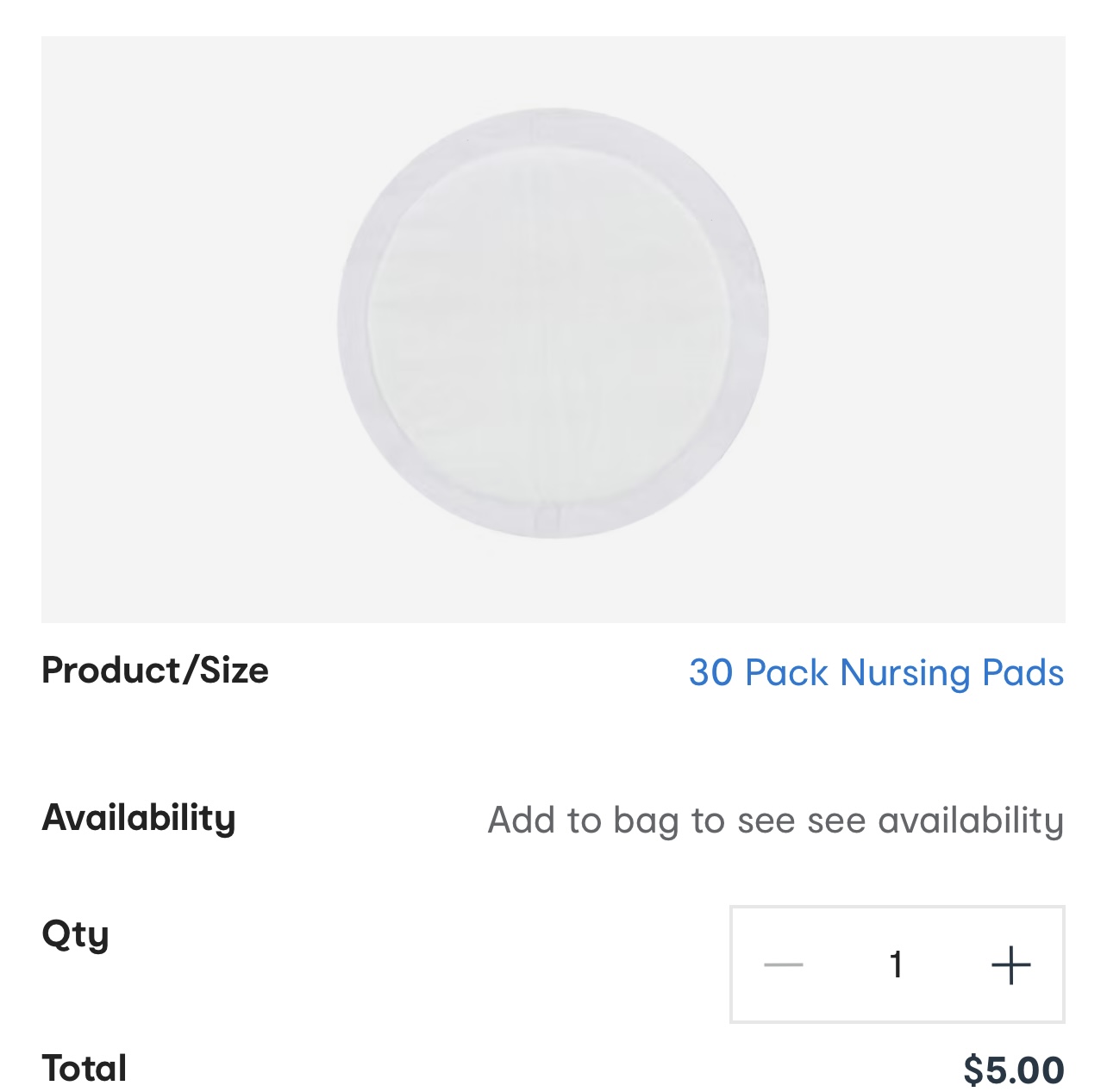 Nursing pads