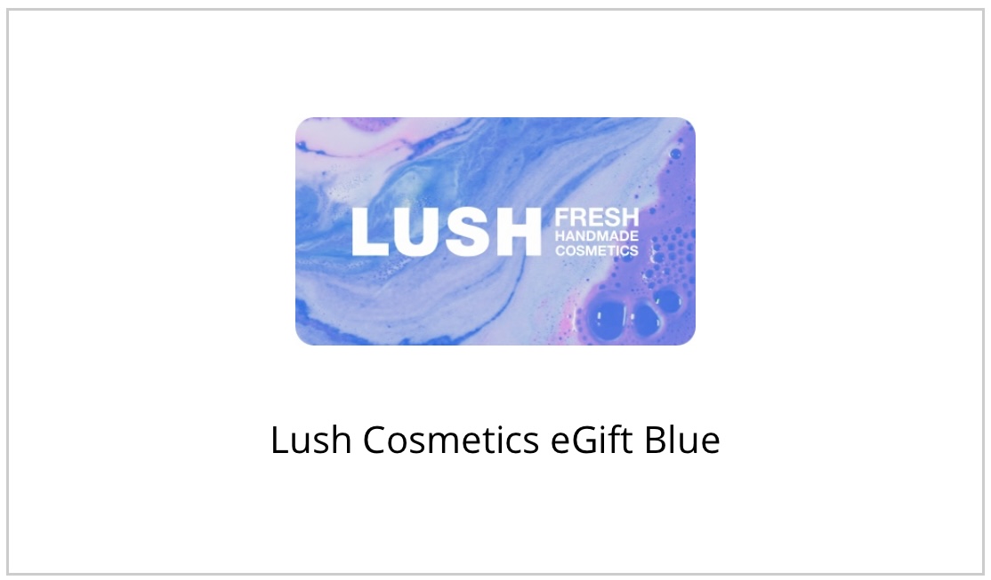 Lush gift card